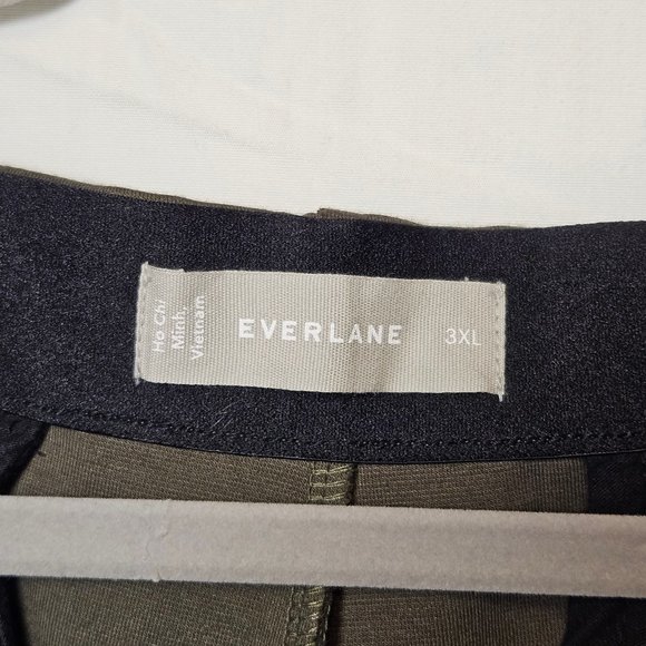 3XL EVERLANE Dream Pant Dark Forest Green Pullon Drawstring Elastic Waist Staple - Picture 8 of 13